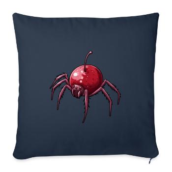 Cherry Spider Cherry Spider - Sofa pillowcase 17,3'' x 17,3'' (45 x 45 cm) - navy - Front