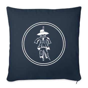 Scarecrow - Sofa pillowcase 17,3'' x 17,3'' (45 x 45 cm) - navy - Front