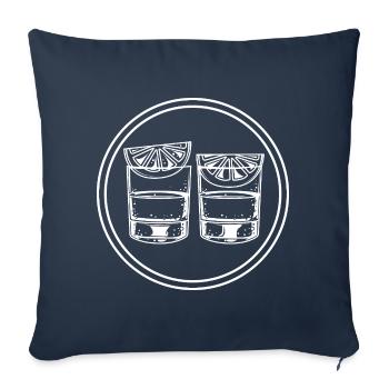 Cocktail Icon - Sofakissenbezug 45 x 45 cm - Navy - Vorne
