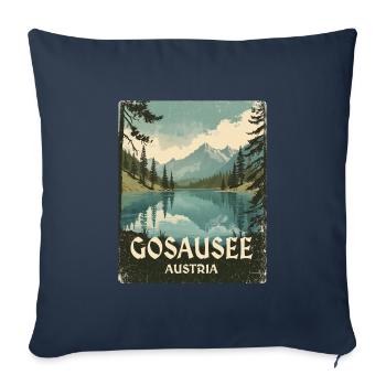 Gosausee - Sofakissenbezug 45 x 45 cm - Navy - Vorne