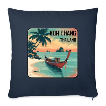 Koh Chang - Sofakissenbezug 45 x 45 cm - Navy - Vorne