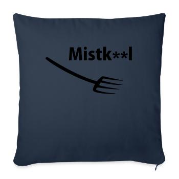 Pferd - Sofakissenbezug 45 x 45 cm - Navy - Vorne