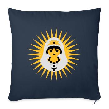 Braut | Bride | Wedding | Junggesellenabschied - Housse de coussin décorative 45 x 45 cm - bleu marine - Devant