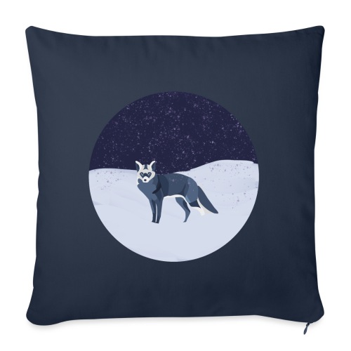 Blue fox - Sohvatyynyn päällinen 45 x 45 cm
