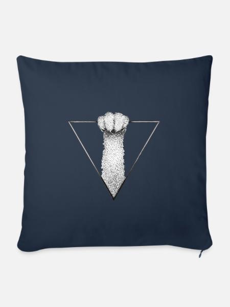 Katze Tatze - Sofakissenbezug 45 x 45 cm - Navy