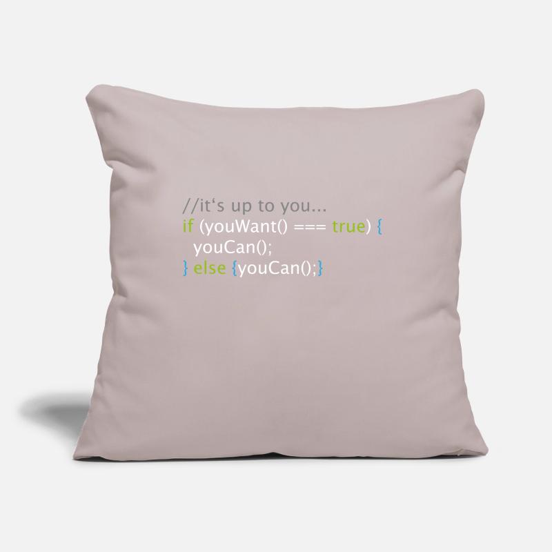 Computer Science Nerd Geek Programmer Code Sofa pillowcase 17,3'' x 17,3'' (45 x 45 cm)
