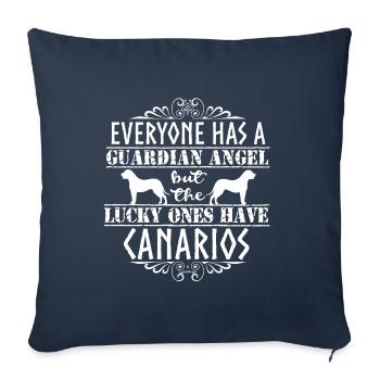Canario Angels - Sofa pillowcase 17,3'' x 17,3'' (45 x 45 cm) - navy - Front