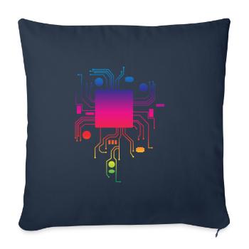 Cadeau parfait codant le teeshirt pour le - Housse de coussin décorative 45 x 45 cm - bleu marine - Devant