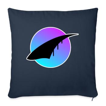 Jetée de Soli Design - Housse de coussin décorative 45 x 45 cm - bleu marine - Devant