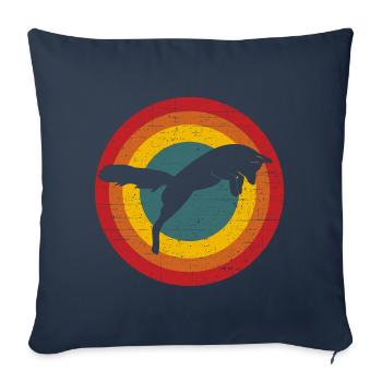 Fuchs - Sofakissenbezug 45 x 45 cm - Navy - Vorne