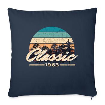 Classic 1963 Behind The Trees Distressed Design An - Sofakissenbezug 45 x 45 cm - Navy - Vorne