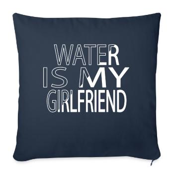 blagues équipe de natation tshirts équipe de natation équipe amusante athlète blague - Housse de coussin décorative 45 x 45 cm - bleu marine - Devant