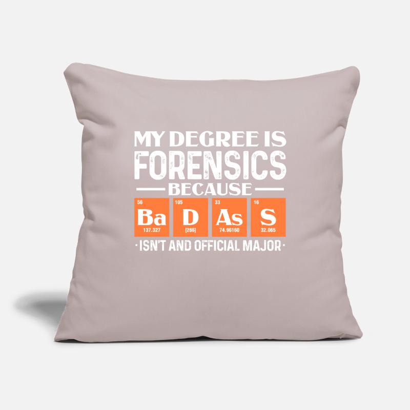 Forensic Chemistry – Case Study Research Forensic Sofa pillowcase 17,3'' x 17,3'' (45 x 45 cm)