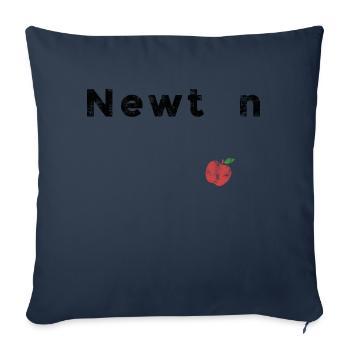 Isaac Newton - Sofa pillowcase 17,3'' x 17,3'' (45 x 45 cm) - navy - Front
