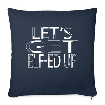 funny quote dinosaur moon funny sayings - Sofa pillowcase 17,3'' x 17,3'' (45 x 45 cm) - navy - Front