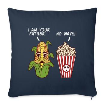 Vegan Farm Vegetable Yellow Cooking Collection - Housse de coussin décorative 45 x 45 cm - bleu marine - Devant