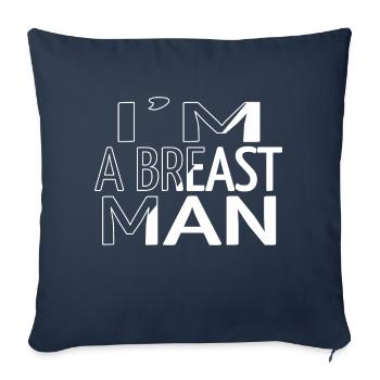 birthday present bubaprints christmas funny gym - Sofa pillowcase 17,3'' x 17,3'' (45 x 45 cm) - navy - Front
