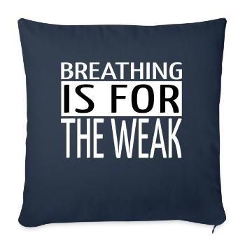 Funny Swimming Tshirts Sports Joke Gift Birthday - Sofa pillowcase 17,3'' x 17,3'' (45 x 45 cm) - navy - Front