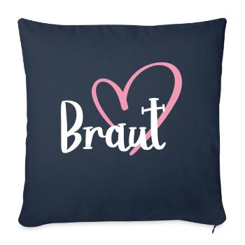 Braut - Sofakissenbezug 45 x 45 cm - Navy - Vorne
