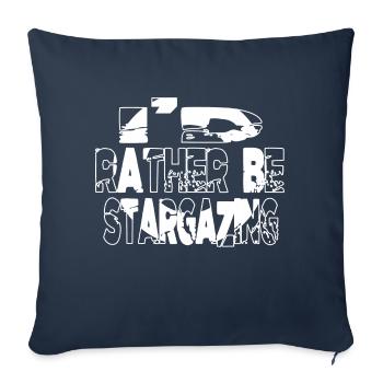 believe night sky space travel astronomy stuff - Sofakissenbezug 45 x 45 cm - Navy - Vorne
