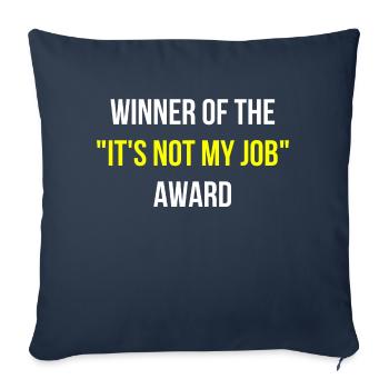 That's not my job job English saying - Sofa pillowcase 17,3'' x 17,3'' (45 x 45 cm) - navy - Front