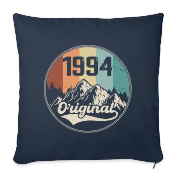Original 1994 Cadeau D'anniversaire - 1994 - Housse de coussin décorative 45 x 45 cm - bleu marine - Devant