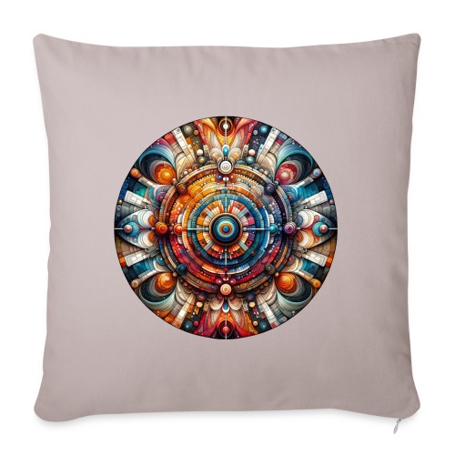 Kunterli - Mandala Magical Art Fusion - Sofa pillowcase 17,3'' x 17,3'' (45 x 45 cm)