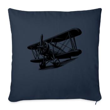 High-flyer dreams - Sofa pillowcase 17,3'' x 17,3'' (45 x 45 cm) - navy - Front