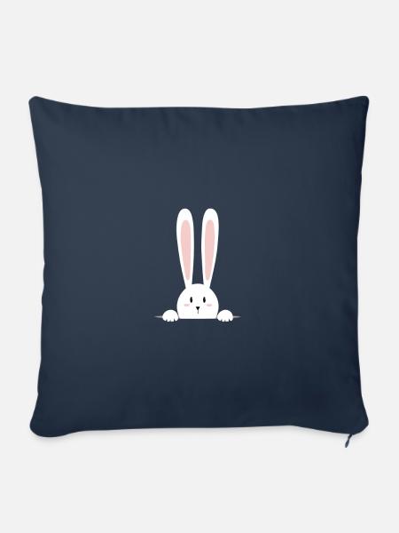 Rabbit - Sofakissenbezug 45 x 45 cm - Navy