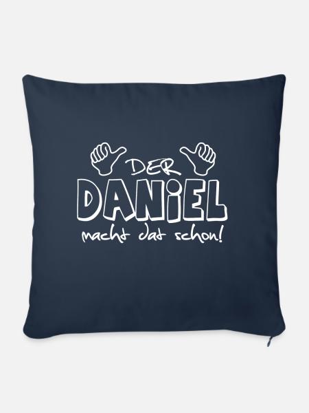 Daniel - Sofakissenbezug 45 x 45 cm - Navy