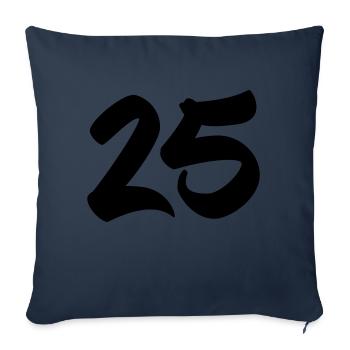 25 - Sofa pillowcase 17,3'' x 17,3'' (45 x 45 cm) - navy - Front