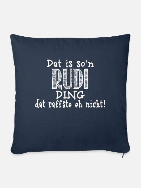 rudi - Sofakissenbezug 45 x 45 cm - Navy