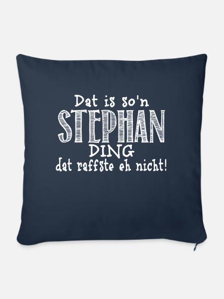 stephan - Sofakissenbezug 45 x 45 cm - Navy
