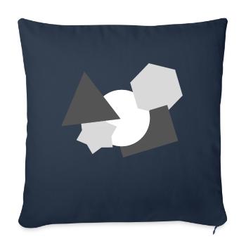 Formen - Sofakissenbezug 45 x 45 cm - Navy - Vorne