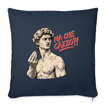 Ma Che Cazzo?! – David mit italienischem Temperame - Sofakissenbezug 45 x 45 cm - Navy - Vorne