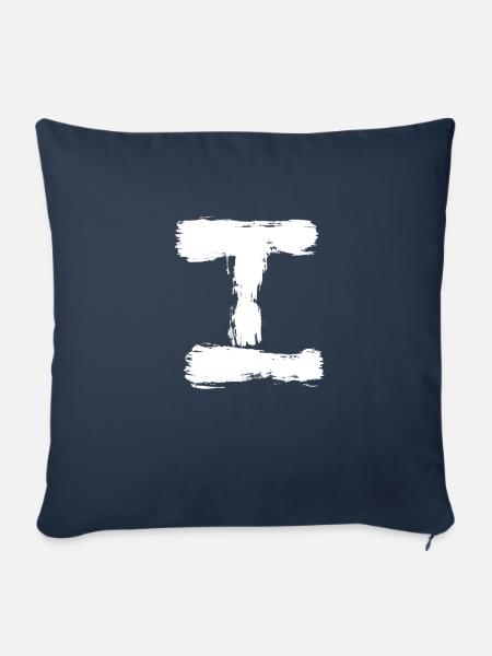 Nummer eins - Sofakissenbezug 45 x 45 cm - Navy