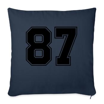 87 - Sofakissenbezug 45 x 45 cm - Navy - Vorne