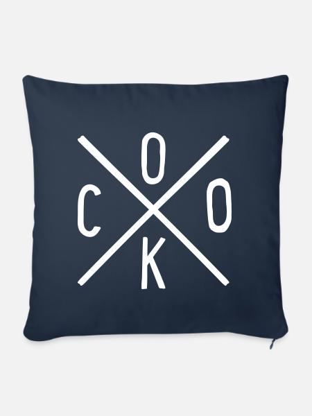 Koch - Sofakissenbezug 45 x 45 cm - Navy