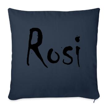 rosi - Sofa pillowcase 17,3'' x 17,3'' (45 x 45 cm) - navy - Front