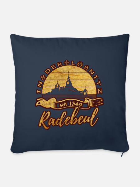 Radebeul - Sofakissenbezug 45 x 45 cm - Navy