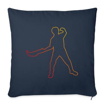 Pelota Pelota vasca Women Basque Pelota Men - Sofa pillowcase 17,3'' x 17,3'' (45 x 45 cm) - navy - Front