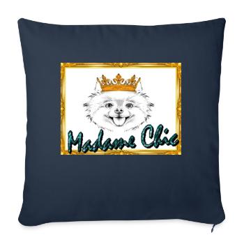 Madame Chic, T-Shirt, Pullover, Accessoires - Sofakissenbezug 45 x 45 cm - Navy - Vorne