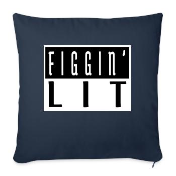 Dinosaur Fan Beach Holiday Santa Awesome - Sofa pillowcase 17,3'' x 17,3'' (45 x 45 cm) - navy - Front