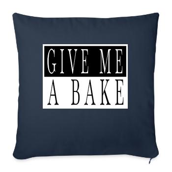 pirate chef gift for chef may the fork be with you - Sofa pillowcase 17,3'' x 17,3'' (45 x 45 cm) - navy - Front