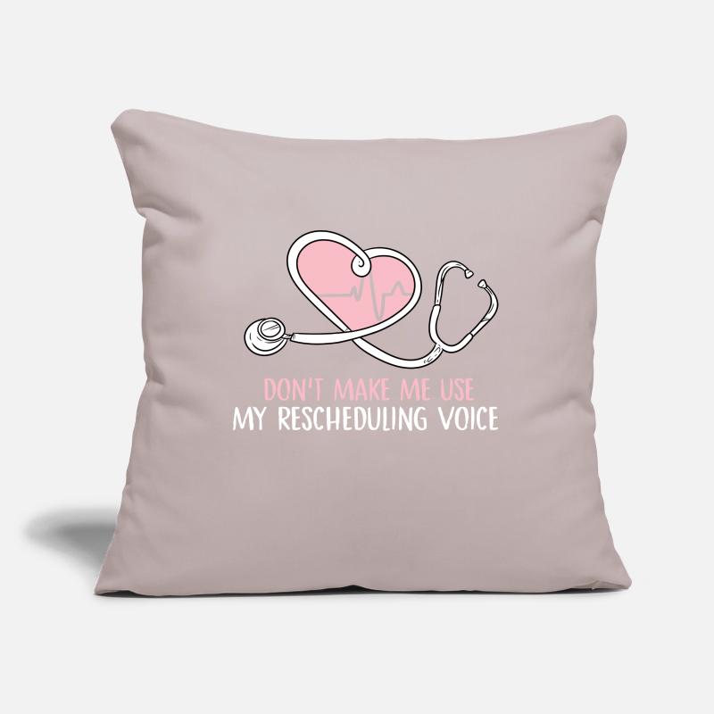 ne me faites pas utiliser ma conception vocale de reprogrammation Housse de coussin décorative 45 x 45 cm