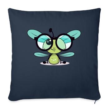 Dolli libbelule - Sofakissenbezug 45 x 45 cm - Navy - Vorne
