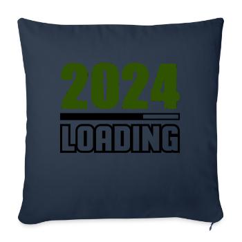 Loading 2024 - Sofa pillowcase 17,3'' x 17,3'' (45 x 45 cm) - navy - Front