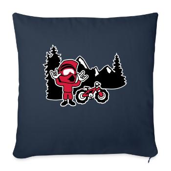 Freerider - Sofakissenbezug 45 x 45 cm - Navy - Vorne