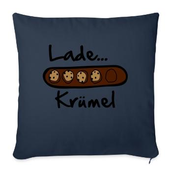 Lade... Krümel - Sofakissenbezug 45 x 45 cm - Navy - Vorne