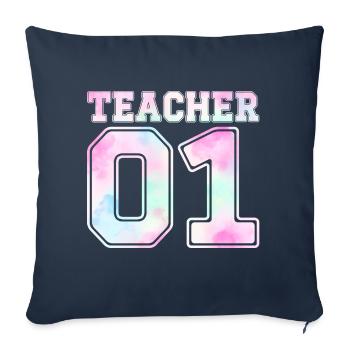 Teacher 01 - Sofakissenbezug 45 x 45 cm - Navy - Vorne
